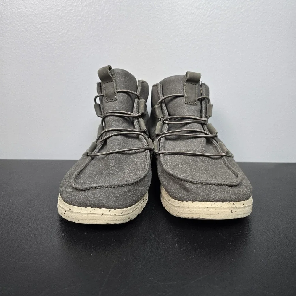 Hey Dude Boots Womens‎ Size 7 Coffee Lea Suede Chukka Ankle Casual Comfort Shoes